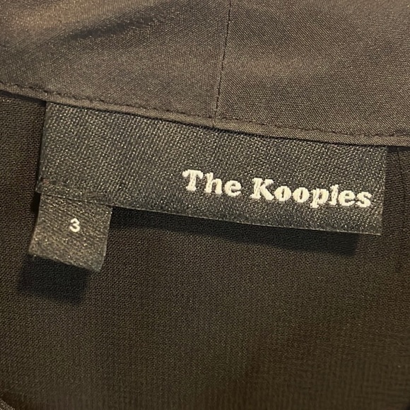 The Kooples floral tie neck dress 3/L - Picture 3 of 4